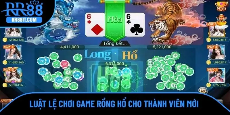 Luật lệ chơi game rồng hổ cho thành viên mới 